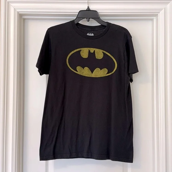 BATMAN Black Cotton T-Shirt - Picture 2 of 6